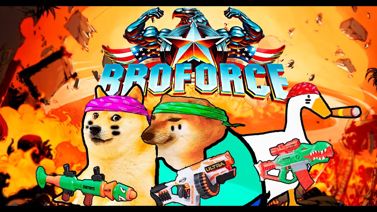 BROFORCE EXPERIENCE 🤝💪🗿 CON MIS BROTHERS (juego completo)