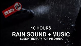 Deep sleep with the soothing sounds of nighttime rain - rain sounds for sleeping black screen screenshot 5