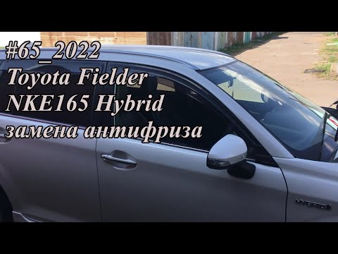 #65_2022 Toyota Fielder NKE165 Hybrid замена антифриза