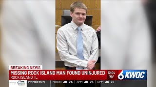 Missing Rock Island man found uninjured