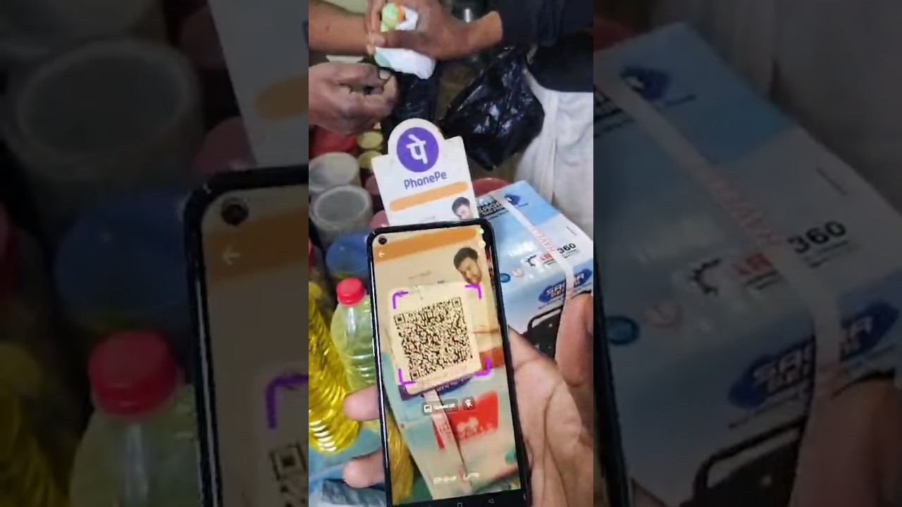 how to scan and pay in phonepe | youtubeshorts 