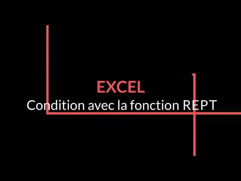 Message conditionnel avec fonction REPT