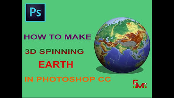 Rotating Transparent Earth Globe In Photoshop