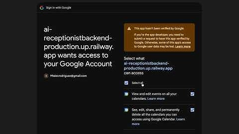 demo video showing the OAuth workflow nokturn