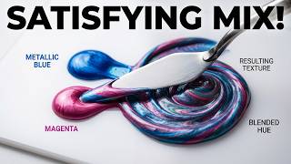 Colorful Paint Mixing ASMR | Satisfying Art Palette