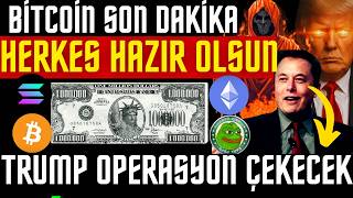 BİTCOİN ANALİZ HERKES HAZIR OLSUN TRUMP OPERASYON ÇEKECEK #BITCOIN #ALTCOIN