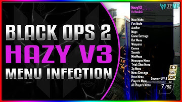 [BO2/PS3] *NEW* Hazy v3 GSC Modmenu Infection *OFW & CFW*