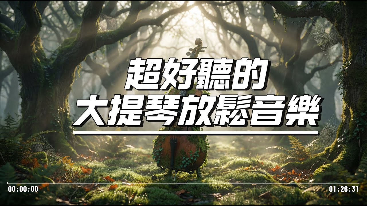 🌙 2026古典大提琴放鬆深夜獨白｜琴聲中的自我對話 🎶｜思考、放空的寧靜BGM 🎻｜沉澱心靈的溫柔旋律 