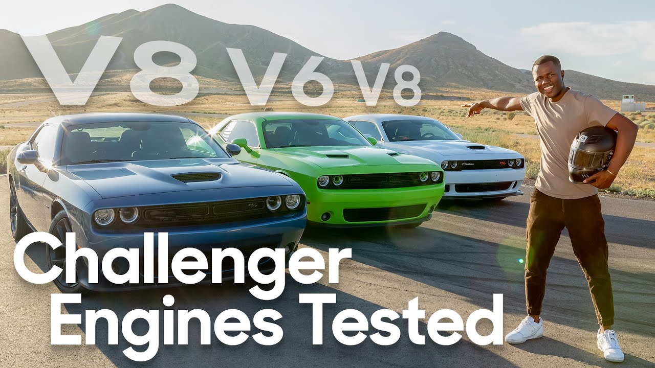 Picking the Best Used Dodge Challenger  Engine Comparison and Drag Race