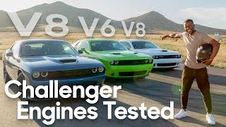 Picking the Best Used Dodge Challenger | Engine Comparison and Drag Race!