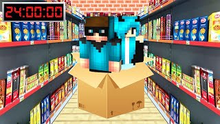 EFE VE İLAYDA GİZLİCE MARKETTE KALIYOR!   Minecraft