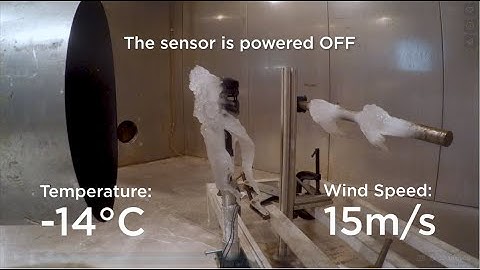 FT Ultrasonic wind sensor withstands Icing/Freezing Rain Test MIL-STD-810G