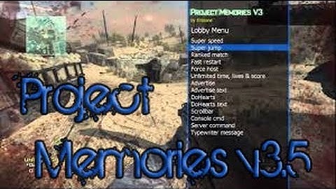 [MW3/CEX & DEX] Project Memories V3.5 + Download