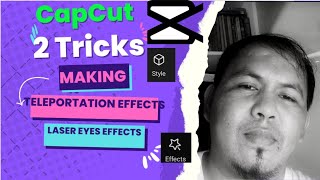 How to create teleportation effects  and laser eyes effects using CapCut app editor. screenshot 1