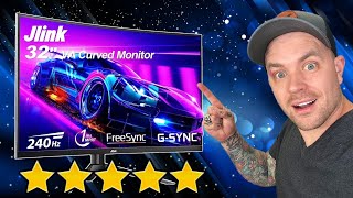 This Jlink Curved Gaming Monitor Is Epic