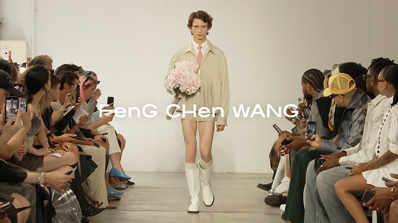 Feng Chen Wang グラデーション スラックス S 2タック ダメージ Feng Chen Wang - 【残り一点】Double Waist Denim Trousers | ACRMTSM