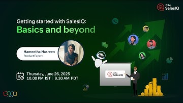 [Webinar] Getting started with Zoho SalesIQ | #livechat #chatbot #ai
