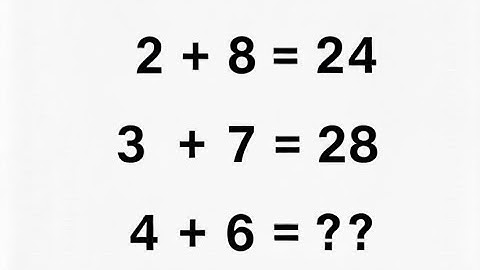 🔥 Only a Math Genius Can Solve This! | 1+9=18 ❓ 3+7=28 ❓ 4+6=? | Mind-Bending IQ Puzzle 🇬🇧🇦🇺