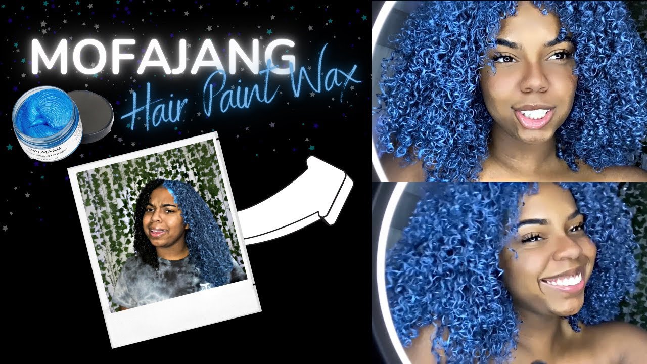 1. Blue Hair Wax Paint by Mofajang - wide 5