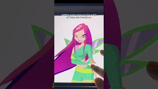 App ArtWorkout ✏️ #artstyle #fairy #winxclub #speedpaint #digitalart #winx #roxy #redraw