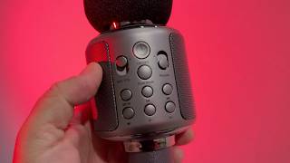 Wireless Bluetooth Karaoke Microphone, Built-in Loud Speaker for 10H Playback, Add Reverb/Duet Mode screenshot 1