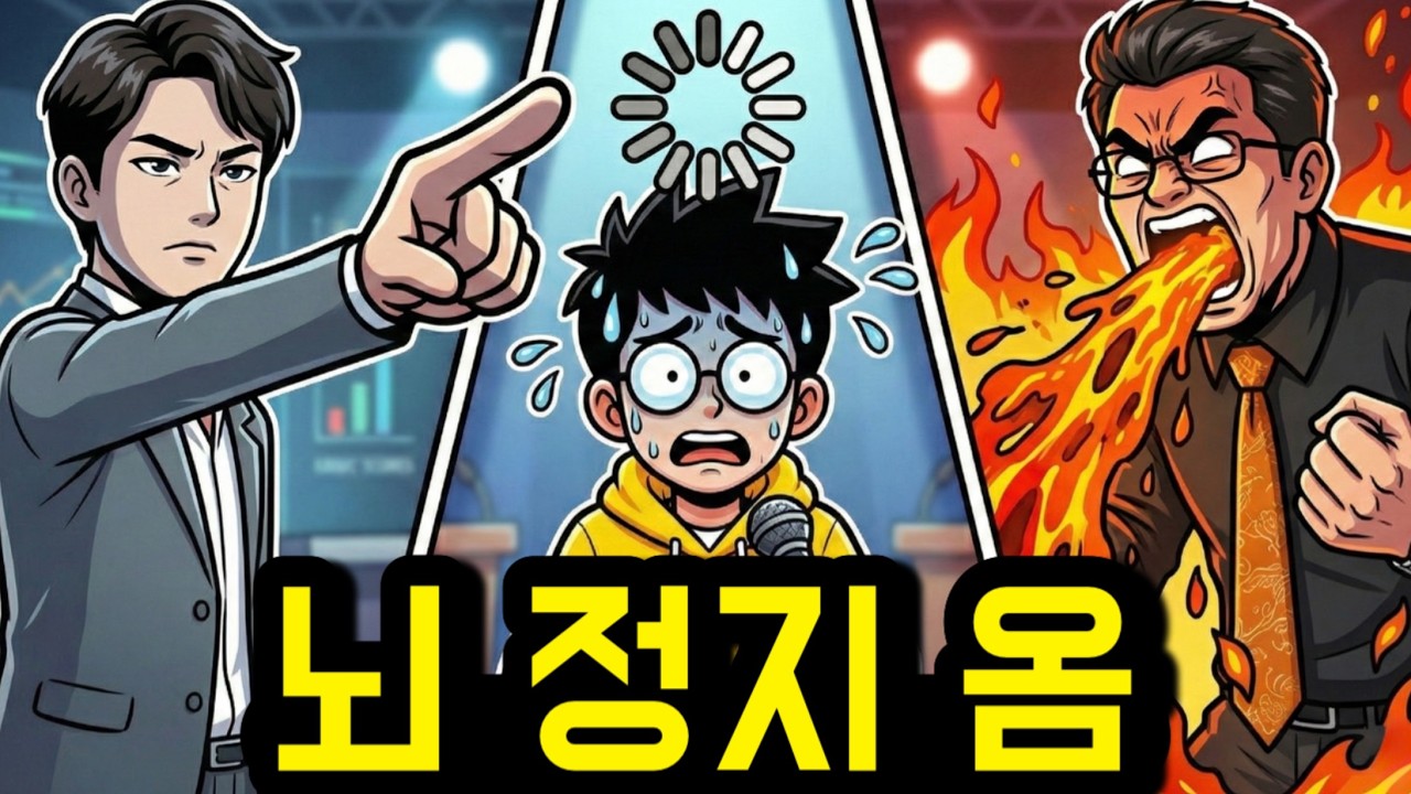 이준석 전한길 토론은 꿀잼인데, 왜 내 싸움은 '뇌정지'가 올까? (뇌과학)