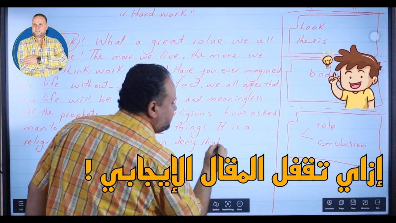 إزاي تقفل المقال الإيجابي ؟