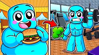 Pase de GORDO a FUERTE en Roblox...