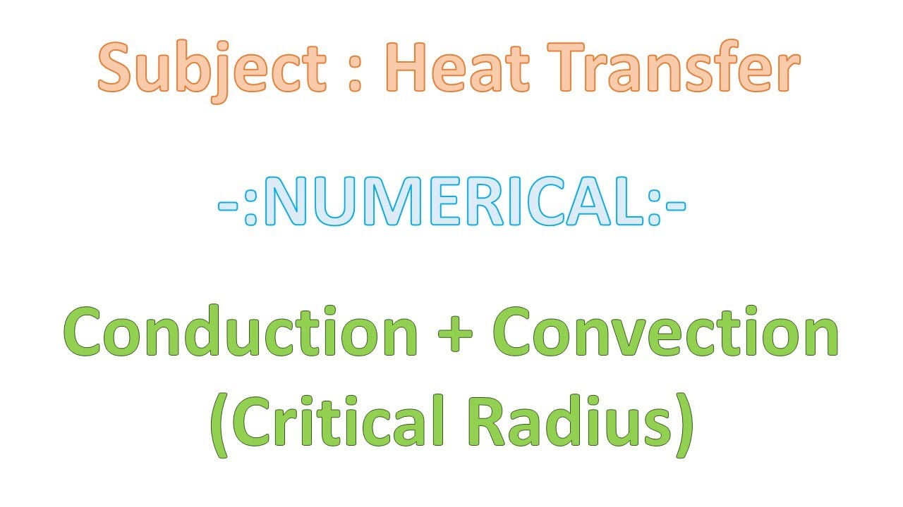 Numerical - Conduction + Convection (Heat Transfer) - YouTube