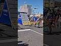 のぼって、そのままバックする技、トライアルバイクデモ走行