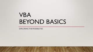 9 VBA Beyond Basics Select Case Assignment