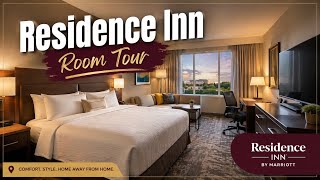 Residence Inn by Marriott Room Tour 🏨✨ #HotelTour #Marriott