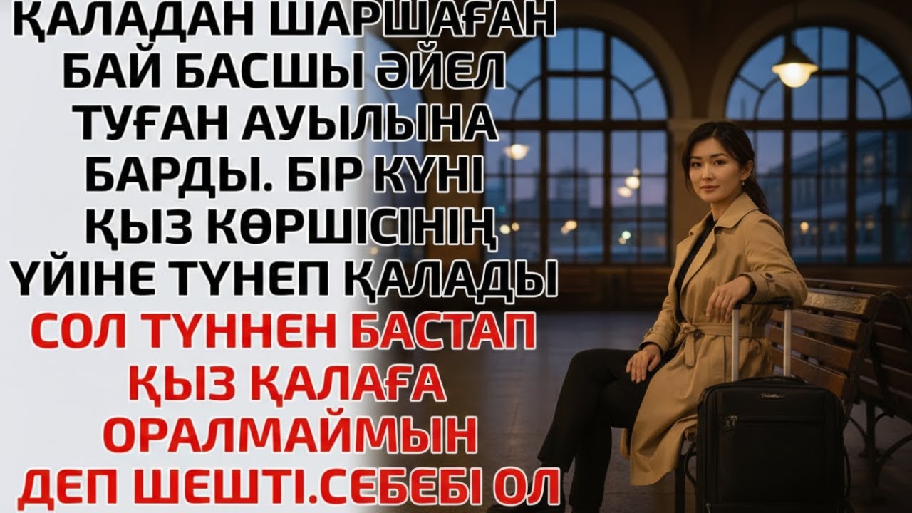 ҚАЛАЛЫҚ ҚЫМ ҚУЫТТАН ШАРШАҒАН БАЙ БАСШЫ ӘЙЕЛ ТУҒАН АУЫЛЫНА ҚАЙТЫП КЕТТІ АЛ ТҮНДЕ КӨРШІСІНІҢ ҮЙІНЕ КІР