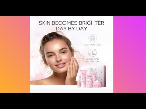 Skin Care Set JAPAN SAKURA Women Beauty Gift Sets Skin Care Kit