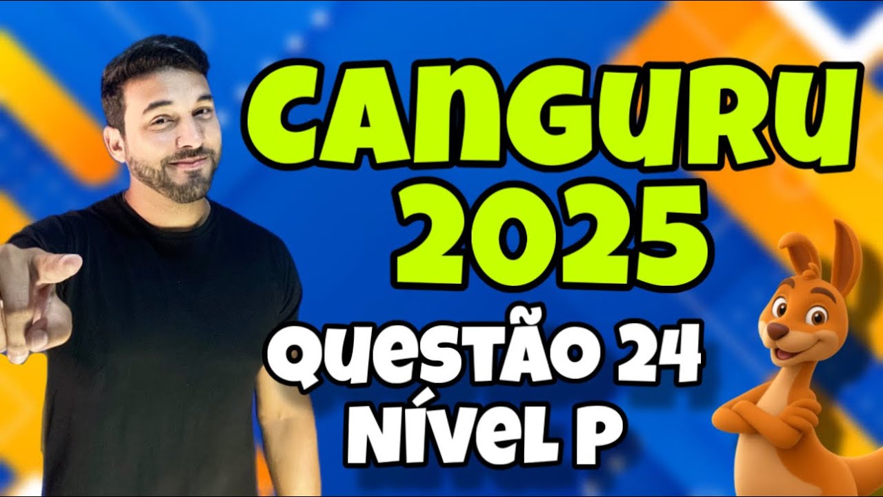 RESOLUÇÃO OLIMPÍADA CANGURU DE MATEMÁTICA 2025 - NÍVEL P - TODA VEZ QUE BRUNA COLOCA UMA MOEDA NA...