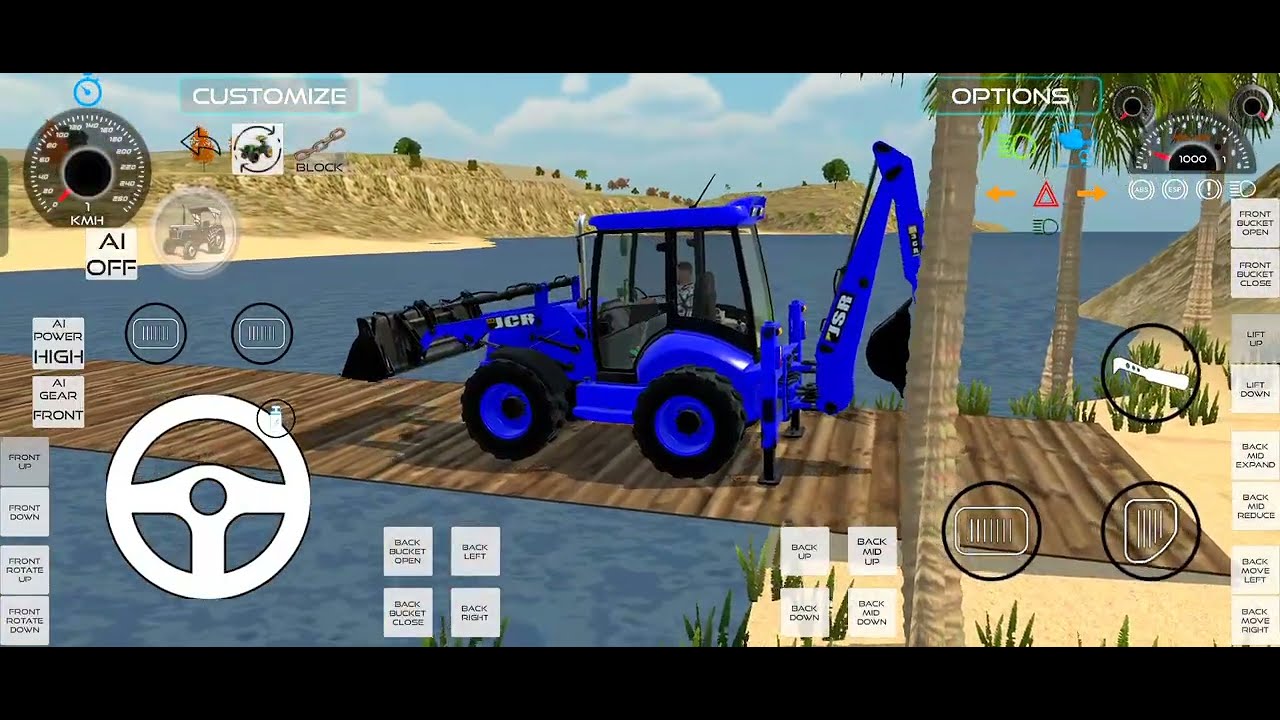 DRIVE JCB // UNLOADED BORI LOADED ON PANJABI TRUCK // DUMPER TRUCK IN 3D GAME