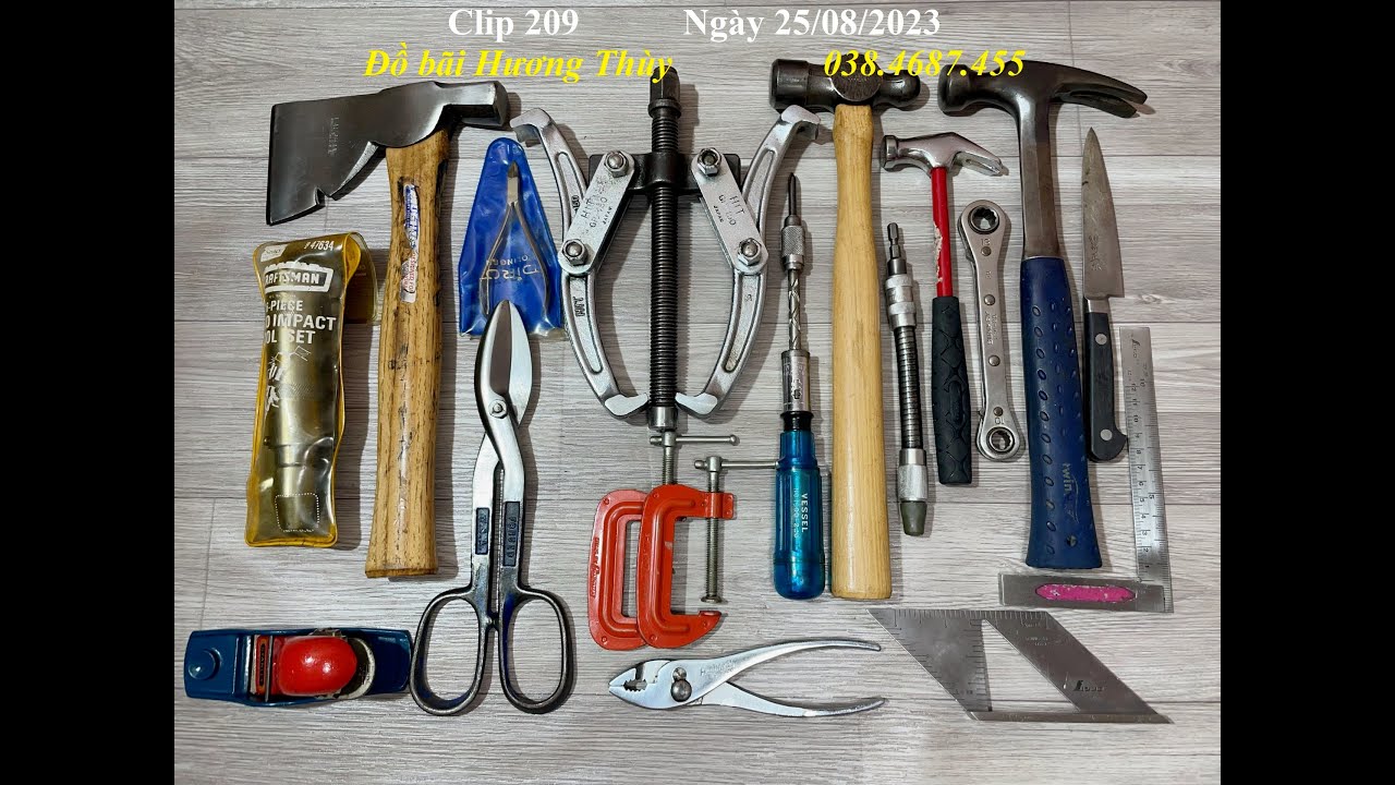 Đồ Nghề Bãi Cảo 2 Chấu, Vít Đóng, Búa Rìu, Búa Bi, Búa Đinh, Kéo Cắt ...