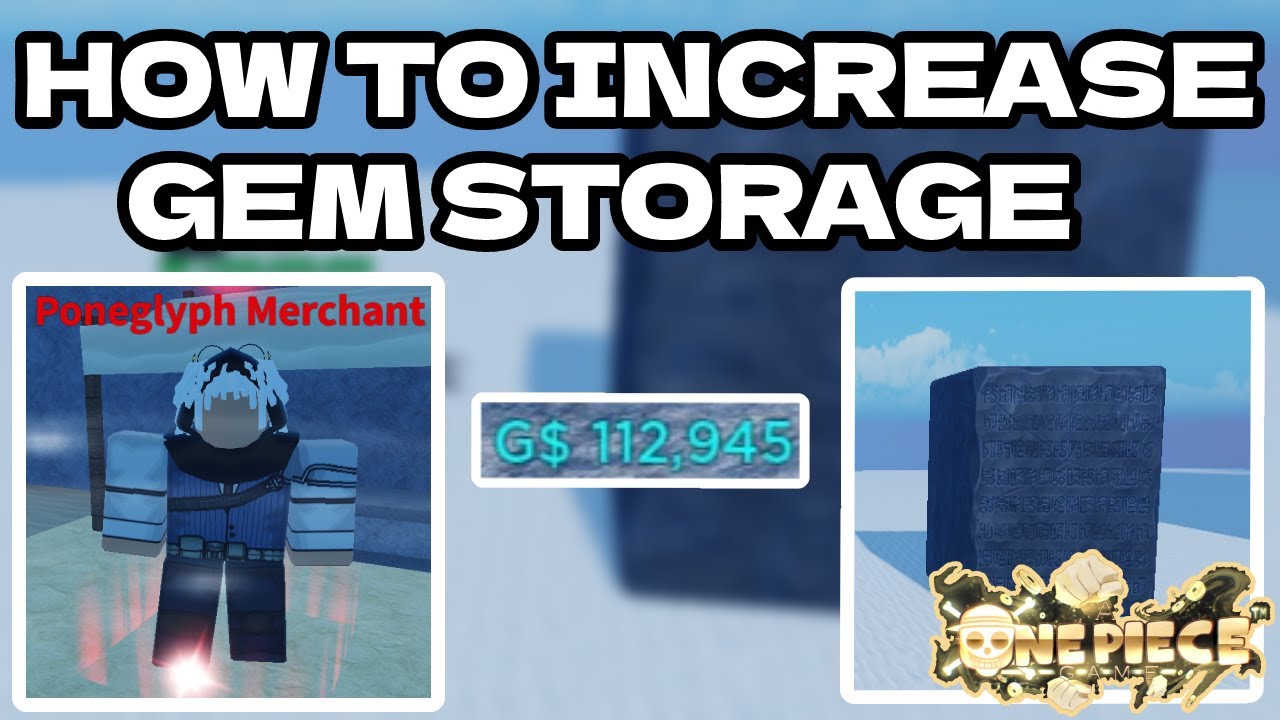 AOPG] HOW TO GET MAXIMUM GEM STORAGE / HOW TO FIND PONEGLYPH