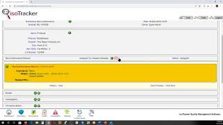 What happens to a non-conformance after it has been assigned?