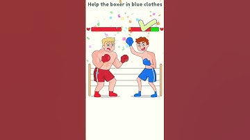 Help the boxer in blue clothes dop2 (delete one part)#dop2 #shortvideos #shorts #viral
