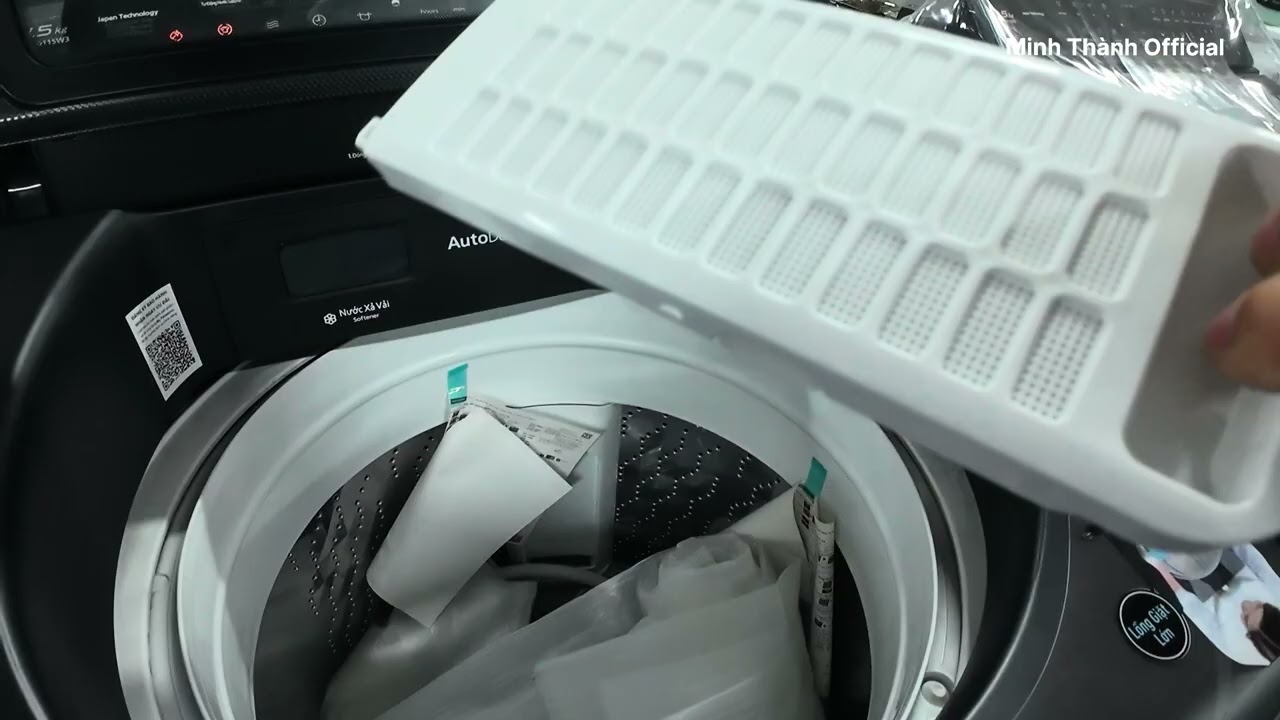 Review & Hướng dẫn vận hành chi tiết Máy giặt Panasonic cửa trên NA-FD115W3BV