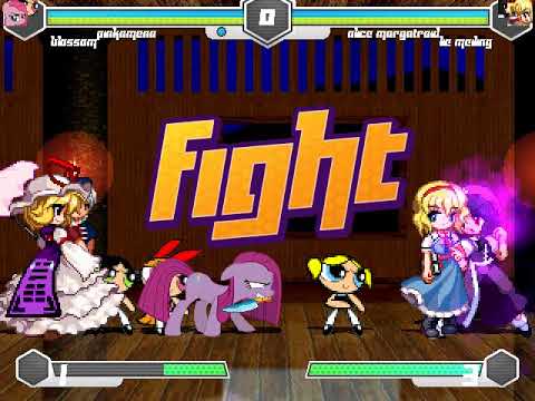 MI MUGEN Request 260 - Team Pinkamena VS Team Touhou
