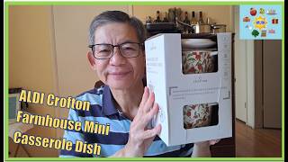 ALDI CROFTON FARMHOUSE 2PK MINI CASSEROLE DISH UNBOXING & REVIEW
