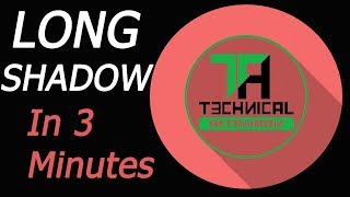Long Shadow Effect   In 3 Minute  PhotoShop Tutorial   Logo Long Shadow Effect   In 3 Minutes screenshot 5
