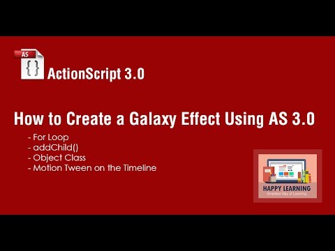 How to Create a Galaxy Effect in Flash Using ActionScript 3.0