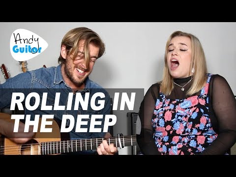 ADELE - 'ROLLING IN THE DEEP' Acoustic Guitar Cover