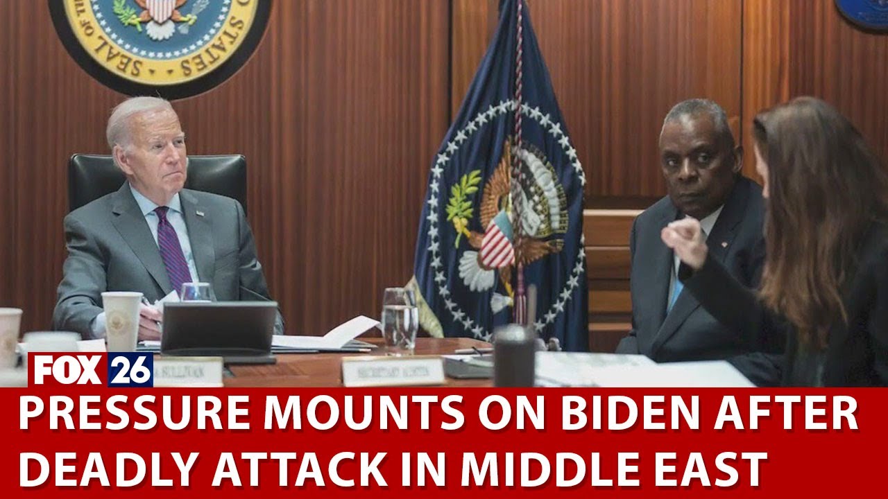 ⁣President Biden pressured to retaliate after US soldiers are killed in attack