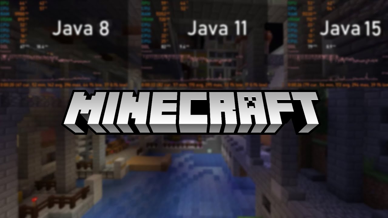 Minecraft With Java 8 Vs 11 Vs 15 Youtube