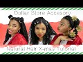 Using Dollar Store Accessories for Hair║Natural Hair Tutorial