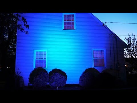 Βίντεο: Προβολείς RGB: Έγχρωμα μοντέλα LED με τηλεχειριστήριο, 10 W, 30 W, 50 W και 100 W, επιλογή προβολέων εξωτερικού χώρου και ενυδρείου
